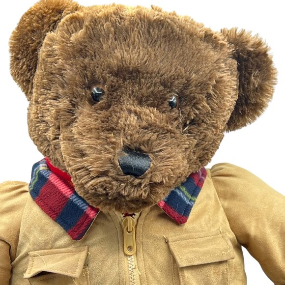 Dan Dee Collectors Choice Red Barn Toys 2018 Holiday 23" Plush Brown Bear Stuffe - Picture 2 of 16